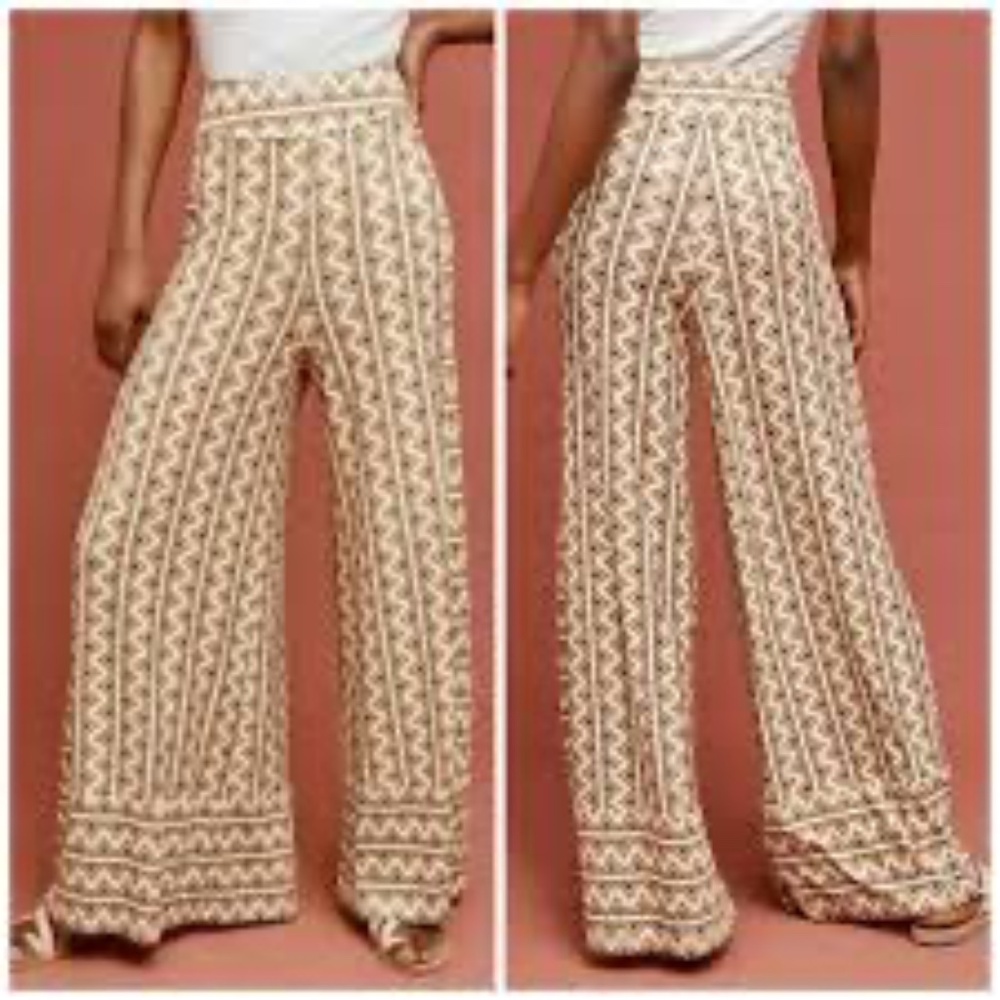 ✨ Farm Rio De Janeiro for Anthropologie | Wide-Leg Luxe Pant | XS ✨